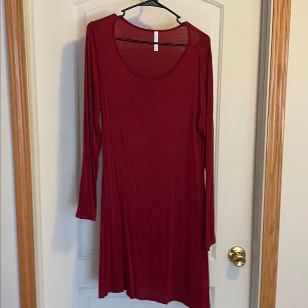 Red dress